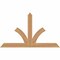 Ekena Millwork Richland Timber Gable Bracket, Western Red Cedar, 48"W x 28"H x 1 1/2"D x 3 1/2"F, 14/12 Pitch GBW048X28X0204RIC00SWR - alternate 1
